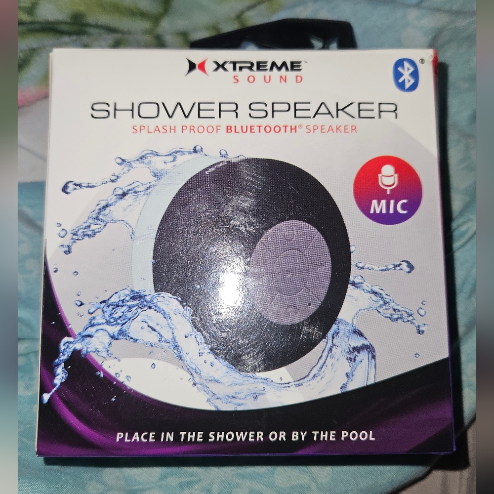 Waterproof Shower Speaker, Never Used!